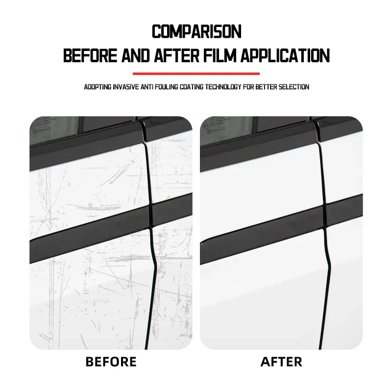 23-Year-Old Model X Glossy TPU PPF Pre-Cut Car Paint Protection Film Self-Repairing Anti-Yellowing Material UV Proof for Body