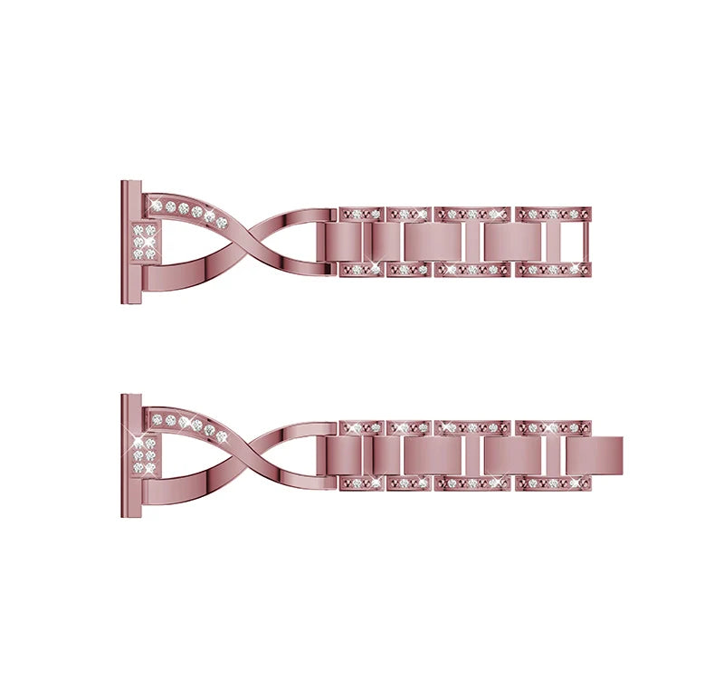 20mm 22mm Luxury Stainless steel Straps for samsung galaxy watch 3 41mm Rhinestone Band for samsung galaxy watch 3 45mm bracelet