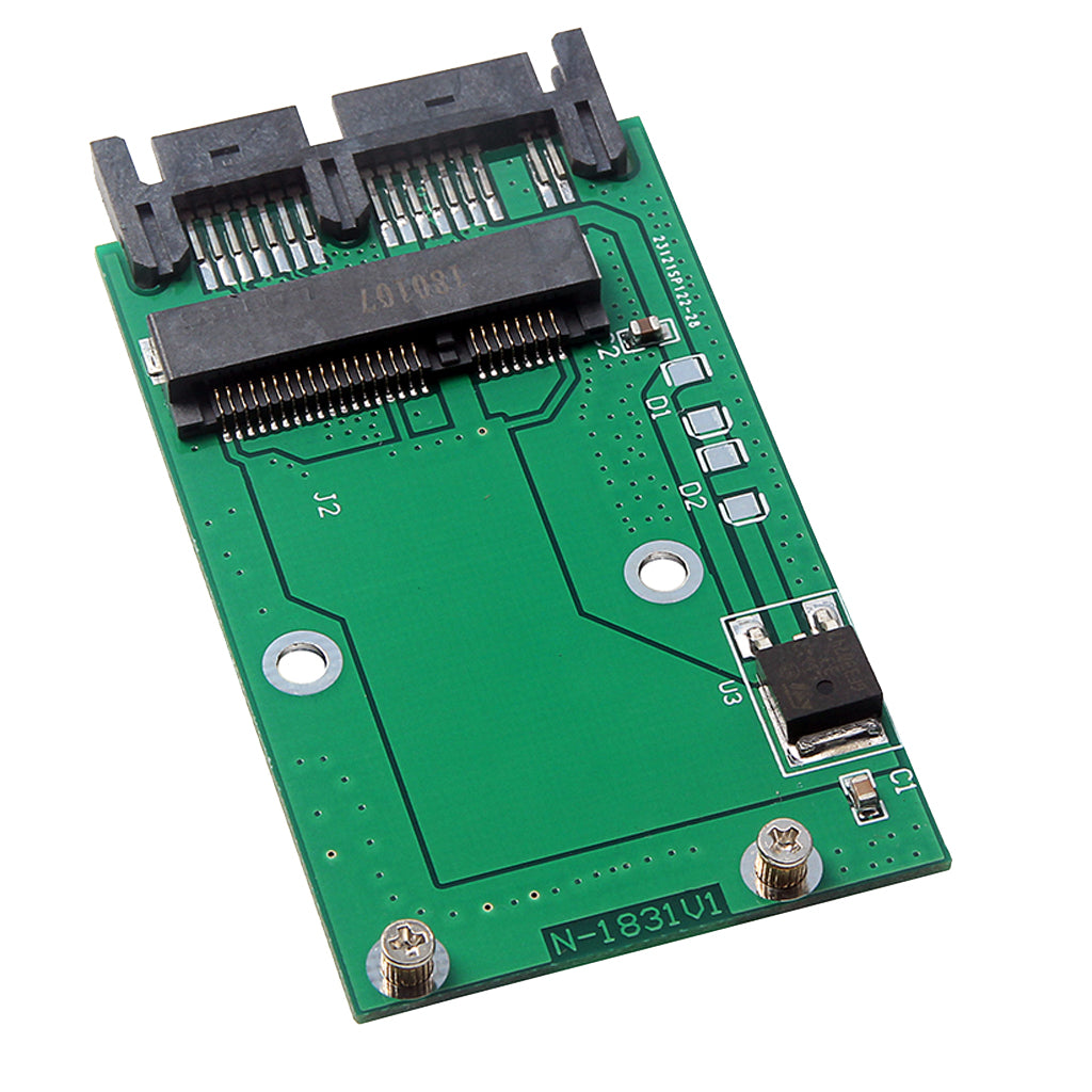 Prettyia   mSATA   SSD   HHD   to   1 . 8   inch   7 + 9   Micro   SATA   Adapter   PCB   Board