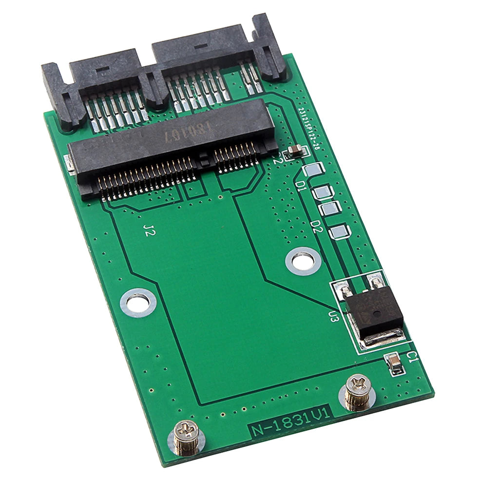 Prettyia   mSATA   SSD   HHD   to   1 . 8   inch   7 + 9   Micro   SATA   Adapter   PCB   Board