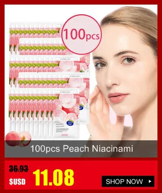 50pcs LAIKOU Sakura Moisturizing Sleeping Face Mask Night Repairing Facial Cream Packs Nourishing Hydrating Smooth Mask for Face