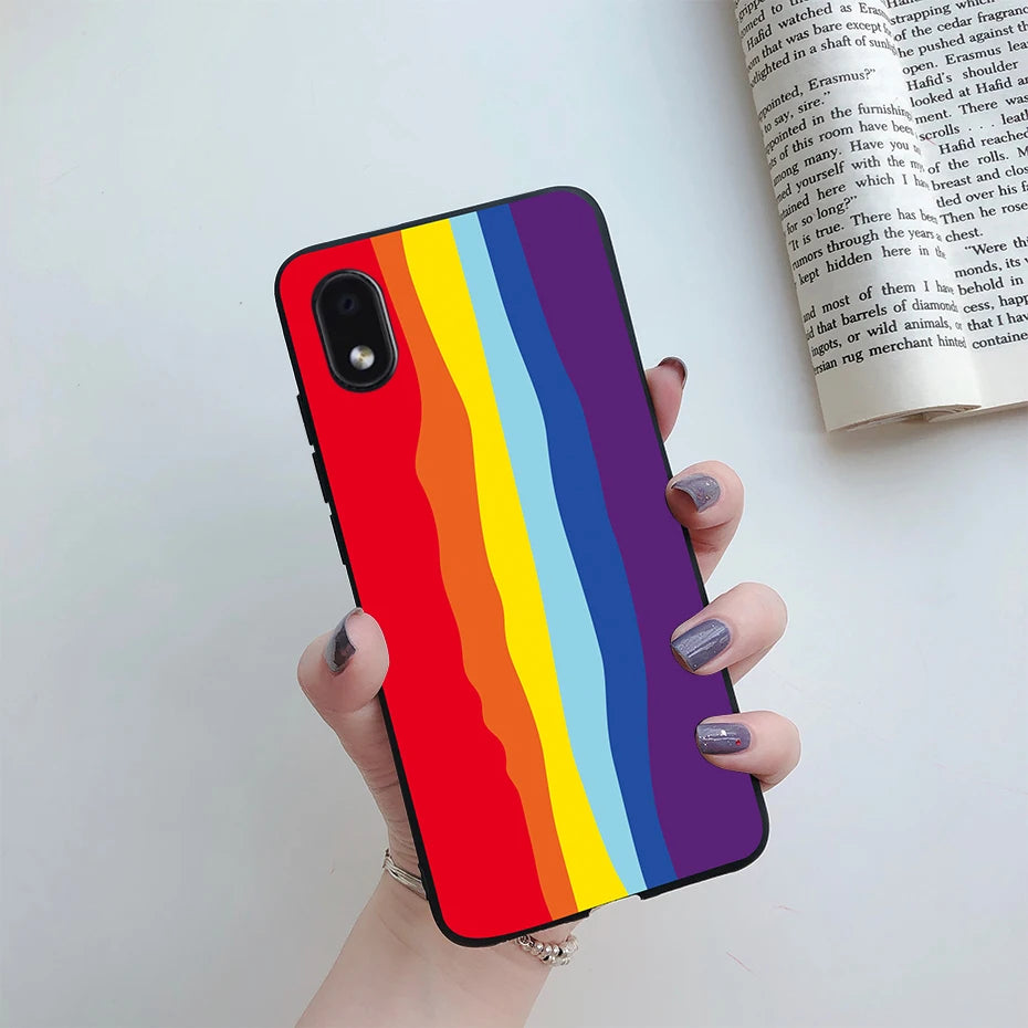 For Samsung Galaxy A01 core Cases Silicon Back Cover Soft Sunflower Phone Case For Samsung A01 core SM-A013 a 01 m01 Core Case