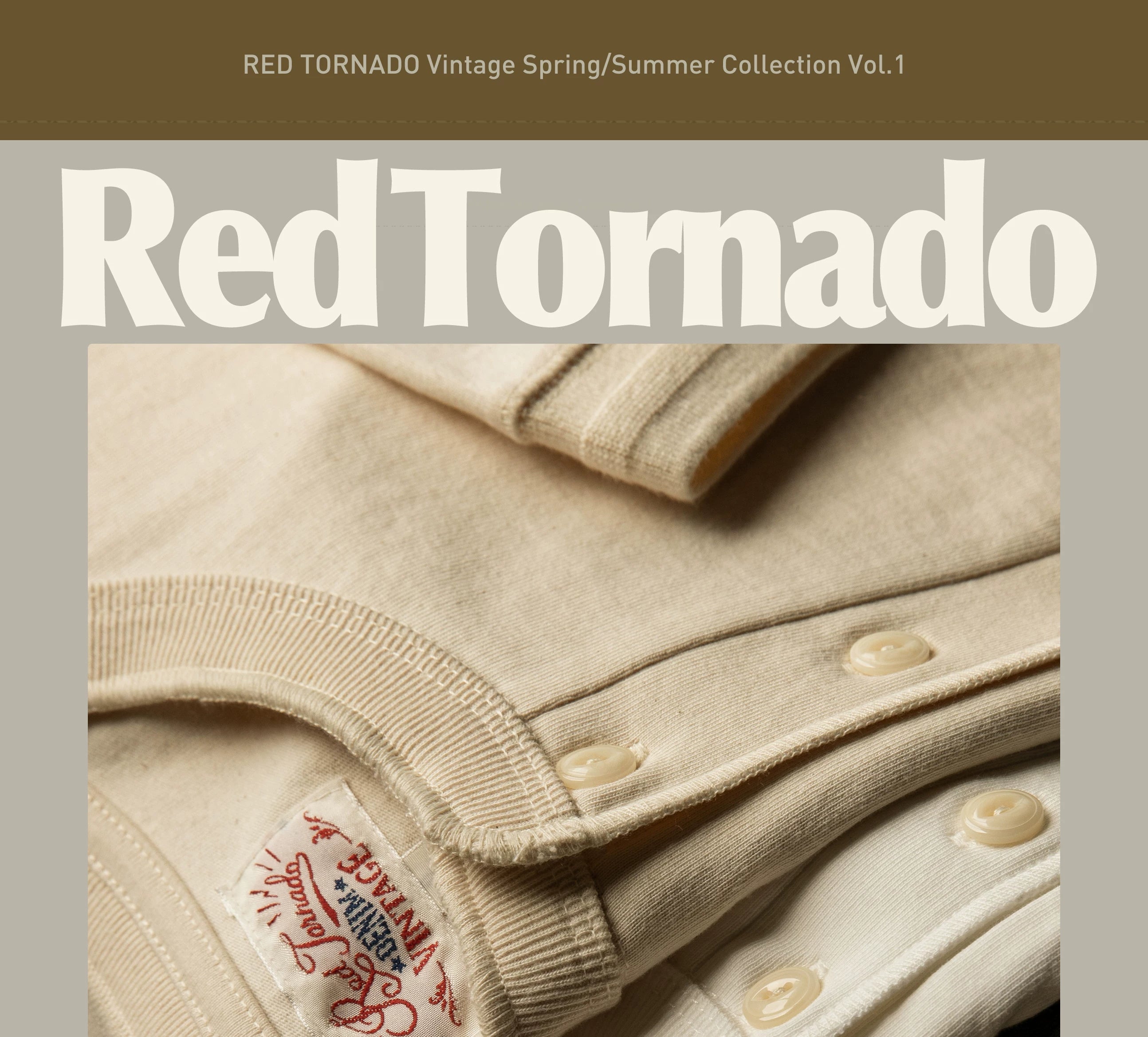 T1-0007 Red Tornado Asian Size Super Good Quality Mans 260GSM Heavy Thick Casual Henley Tee Cotton 7 Colors