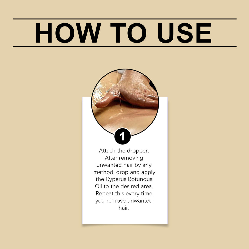 Pure Cyperus Rotundus Oil for Hair Removal Reducing Redness Armpit Legs Arms Body Hair Growth Inhibitor Repair Beauty Skin Care