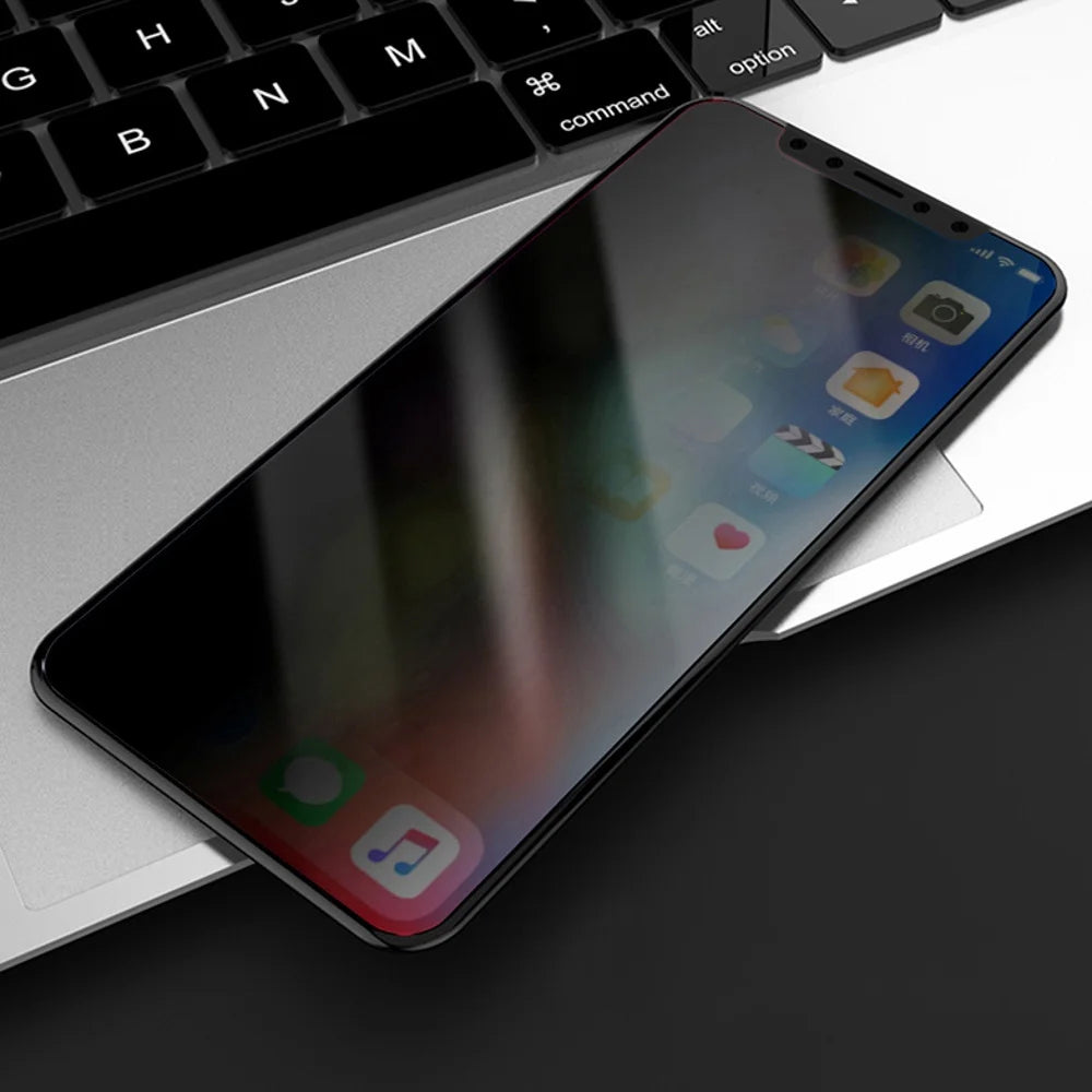 3Pcs Privacy Tempered Glass For Xiaomi Mi 10T 10i Lite 5G Anit-Spy Screen Protector Redmi 9T 9 9i 10X 9C NFC Pro Power