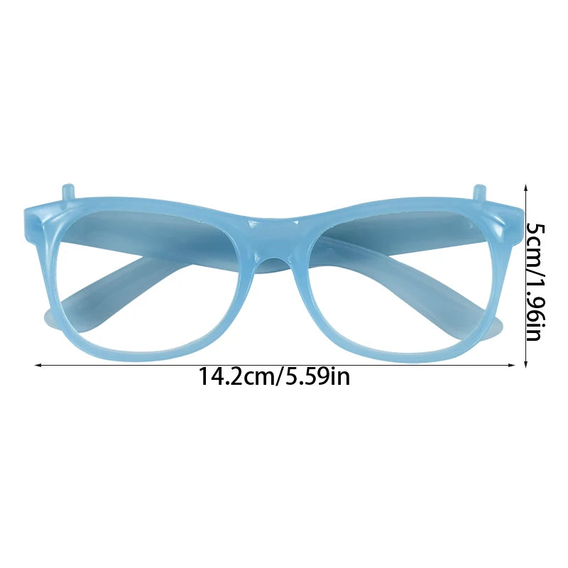 1pc Luminous Glasses Glow Sunglasses With Light Neon Fluorescent Decorative Bar Party Gift Adult Kids Birthday Props