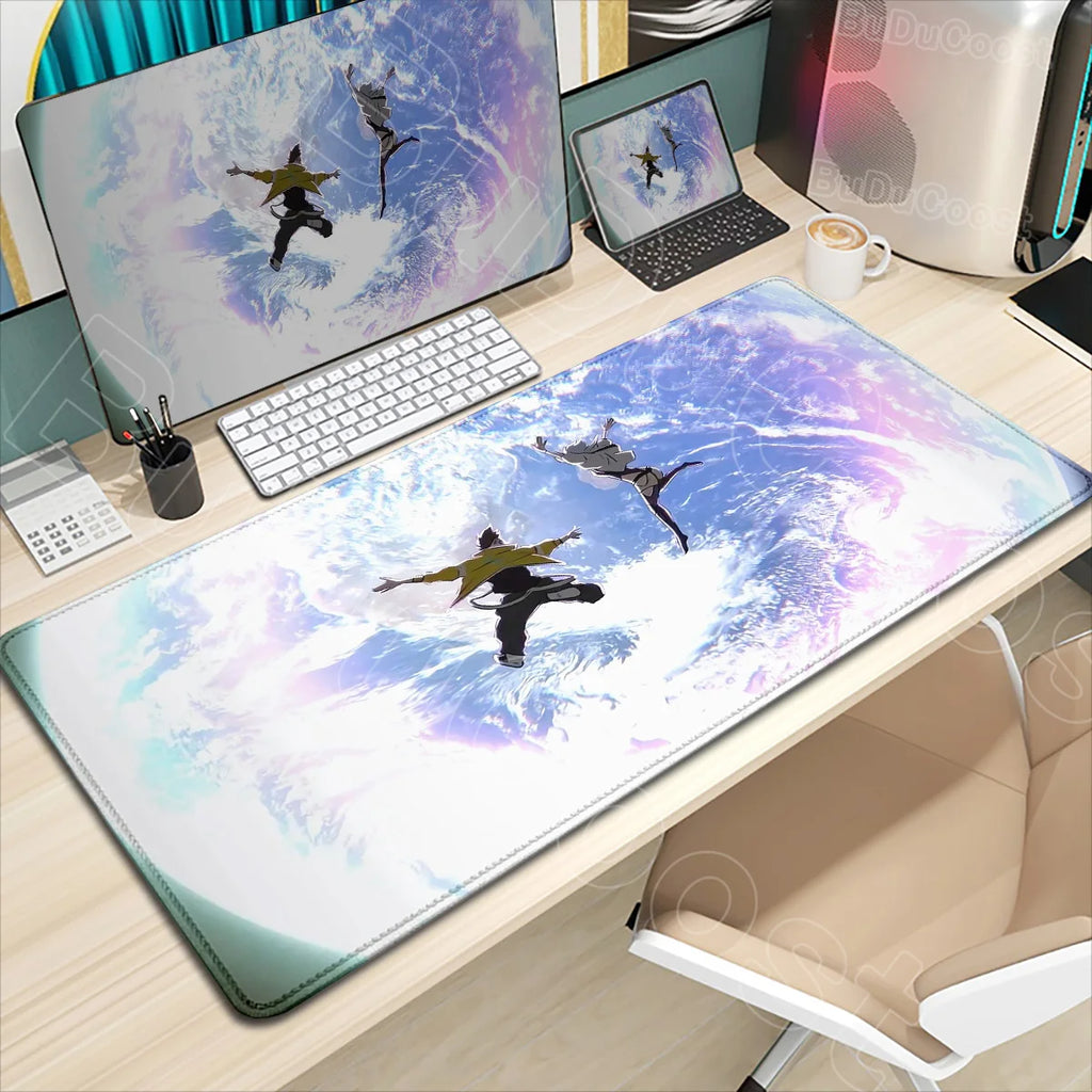 HD Printing New Wallpaper C_cyberpunk E_edgerunners Mouse Pad Non-slip Mousepad Computer Gamer LockEdge Desk Mat PC Keyboard Mat