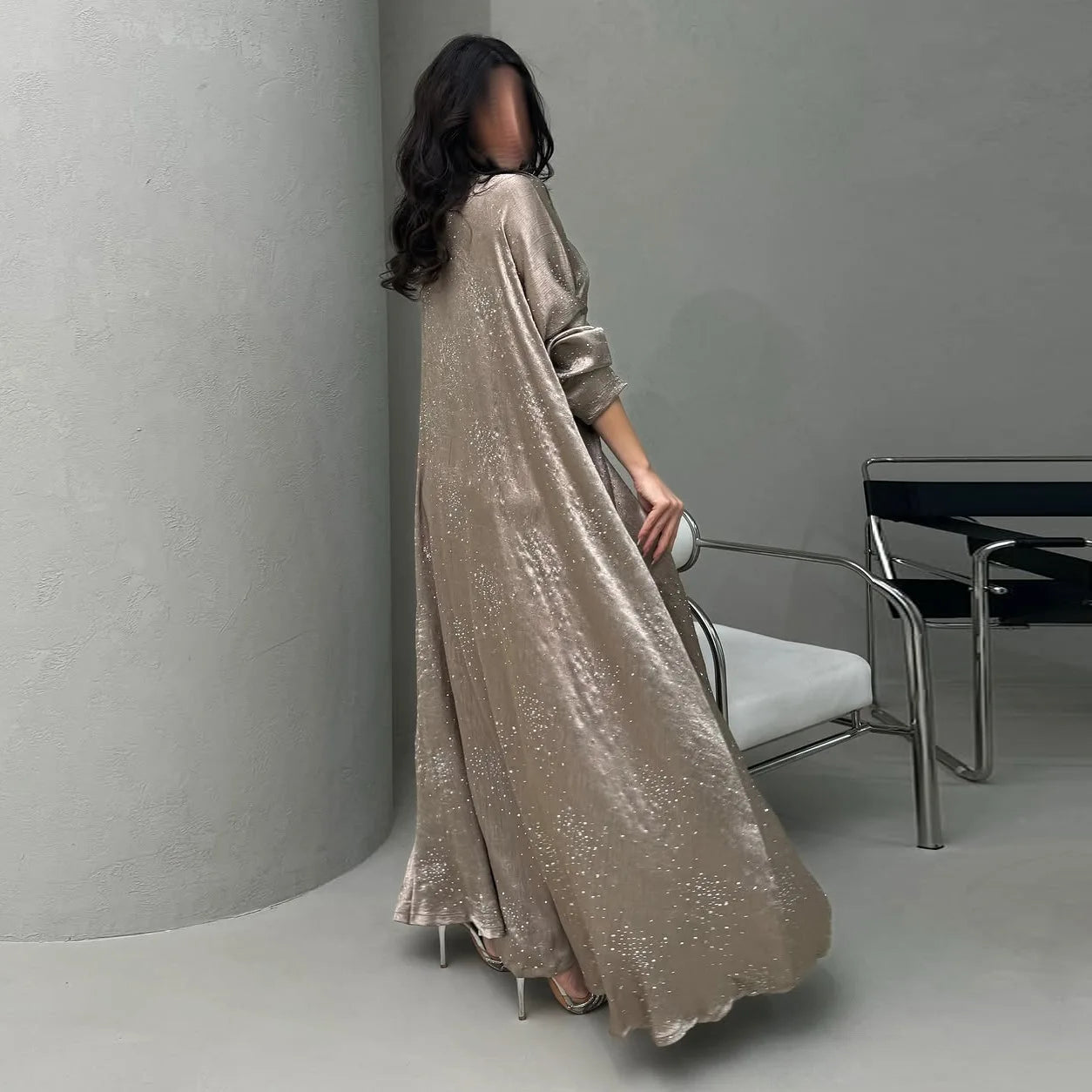 Eid Muslim Abaya Women Diamond Dress Party Night Ramadan Arab Dubai Dresses Kaftan Vestidos Largos Long Robe Jalabiya 2025