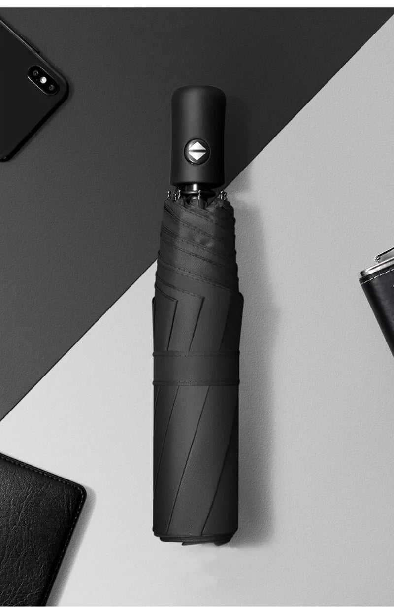 Men Woman Outdoor Automatic Rain Umbrella For LAND ROVER Discovery Defender Freelander Evoque Logo Wind Resistant Sunscreen