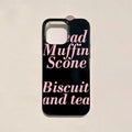 New Simple Pink English Pattern Phone Case For iPhone 16 15 11 13 14 12ProMax XR XS 78Plus MINI Shockproof Silica Gel Phone Case