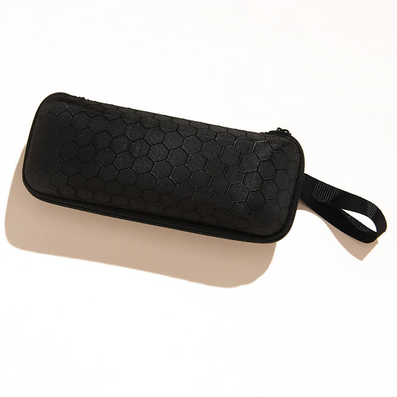 Portable Zipper Carabiner Sunglasses Protector Box Hard Eye Glasses Case Travel Pack Glasses Case Eyewear Accessories With Hook