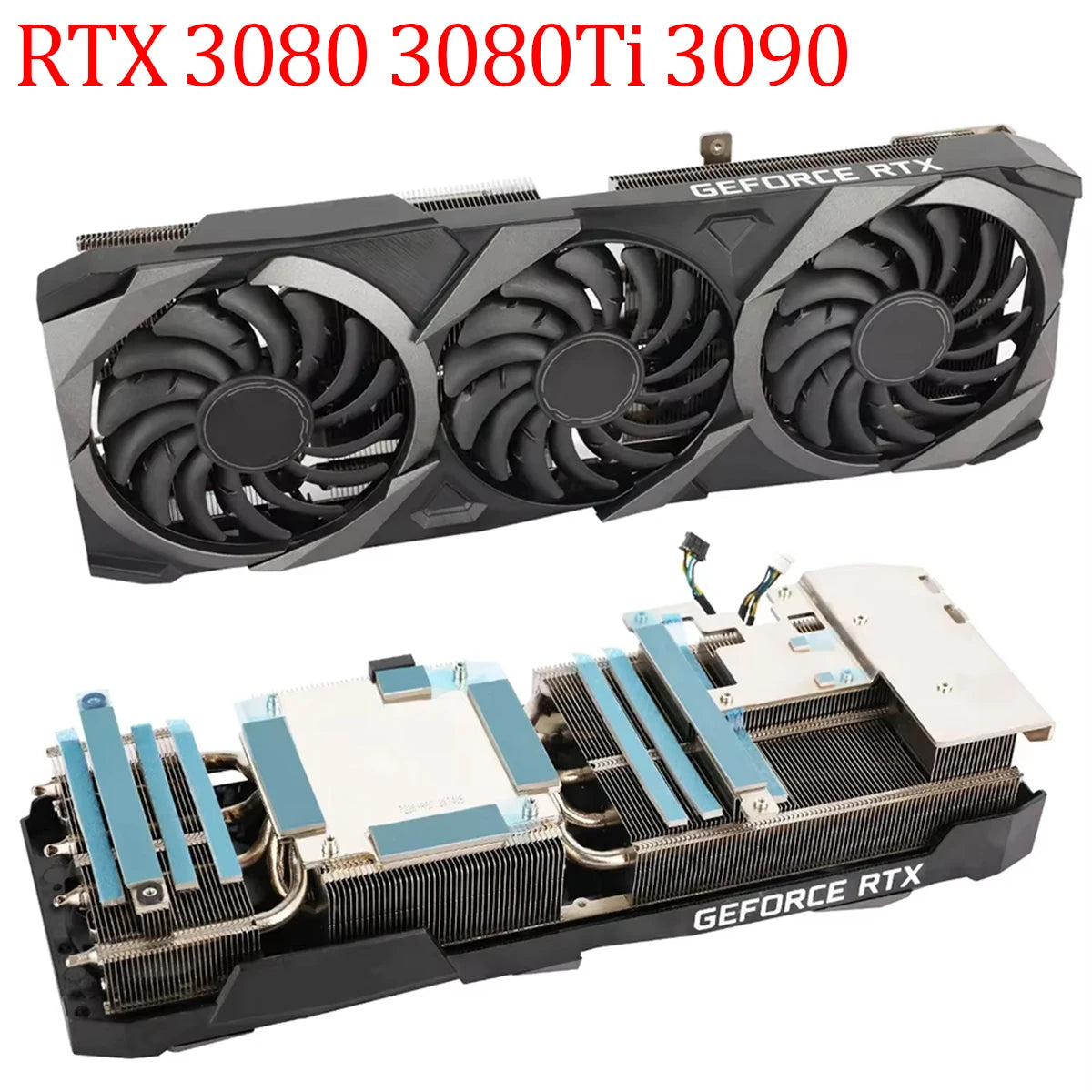 New Original RTX3070Ti Video Card Heatsink For MSI RTX 3070 Ti Ventus 3 X Graphics Card Cooling Heat Sink