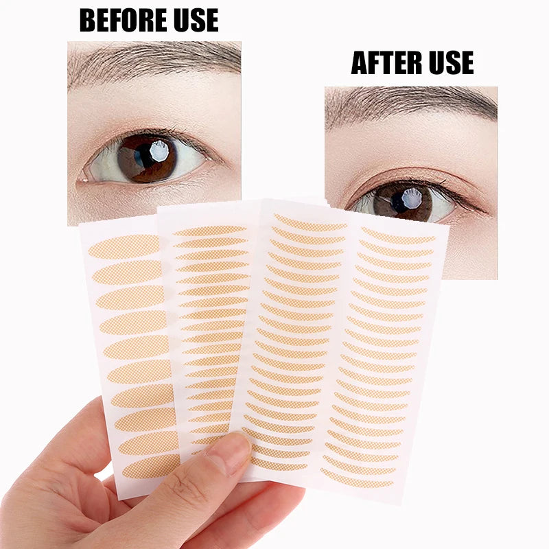 400Pcs Eyelid Tape Stickers Double eyelid tape Cosmetics Sticky Invisible Eye-Lifting Sticked Eyelid Lift Tape Beauty Tool
