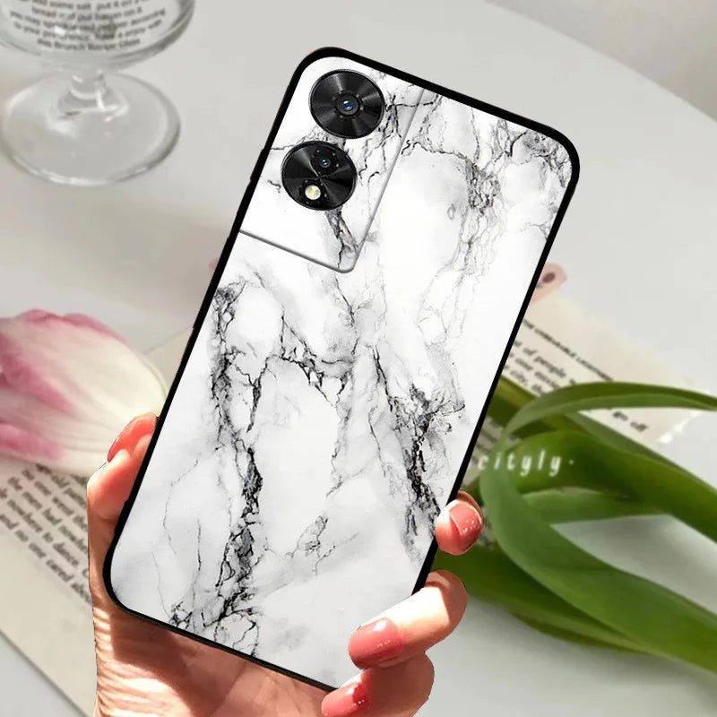 For TCL 505 Case TCL 50 SE / 50 5G Silicone Shockproof Soft Phone Cover for TCL 505 Case Funda Cute TPU Coque Protective Shell