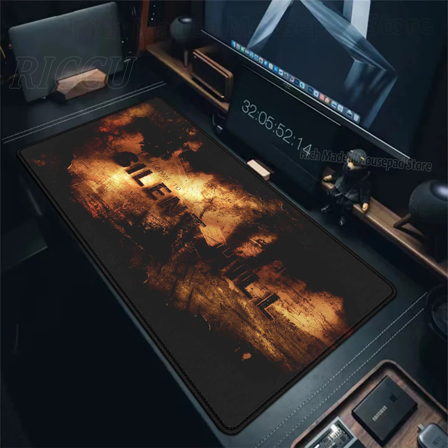 Game S_silent Hill Mouse Pad Large Gaming Extended Mat Gamer PC Mousepad Compute Keyboard Mousemat XXL Carpet Laptop accessories