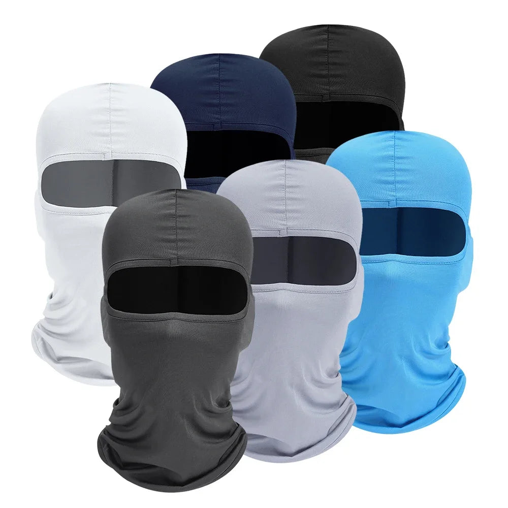 Sunscreen Balaclava Motorcycle Full Face Mask Motorbike Cycling Hiking Helmet Hood Moto Riding Neck Men Women Ski Mask