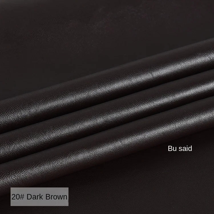 PU Soft Leather Fabric Artificial Leather Waterproof Micro Elastic Clothing Bag Designer Cloth Apparel Diy Sewing