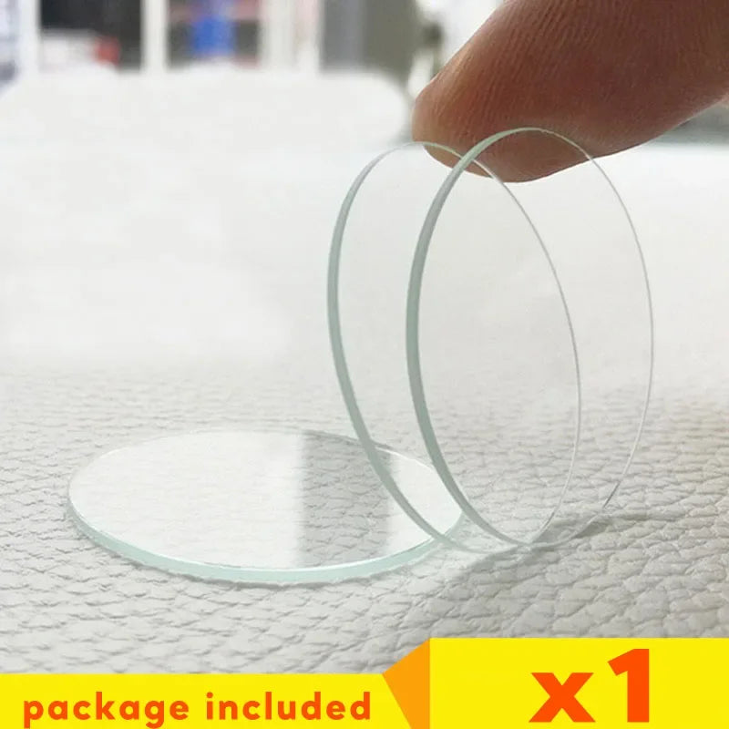Double Dome 2.5mm Round Mineral Watch Crystal 30mm to 38.5mm Quartz Mechanical Replacement Watch Glass Lens Watch Repair Tools