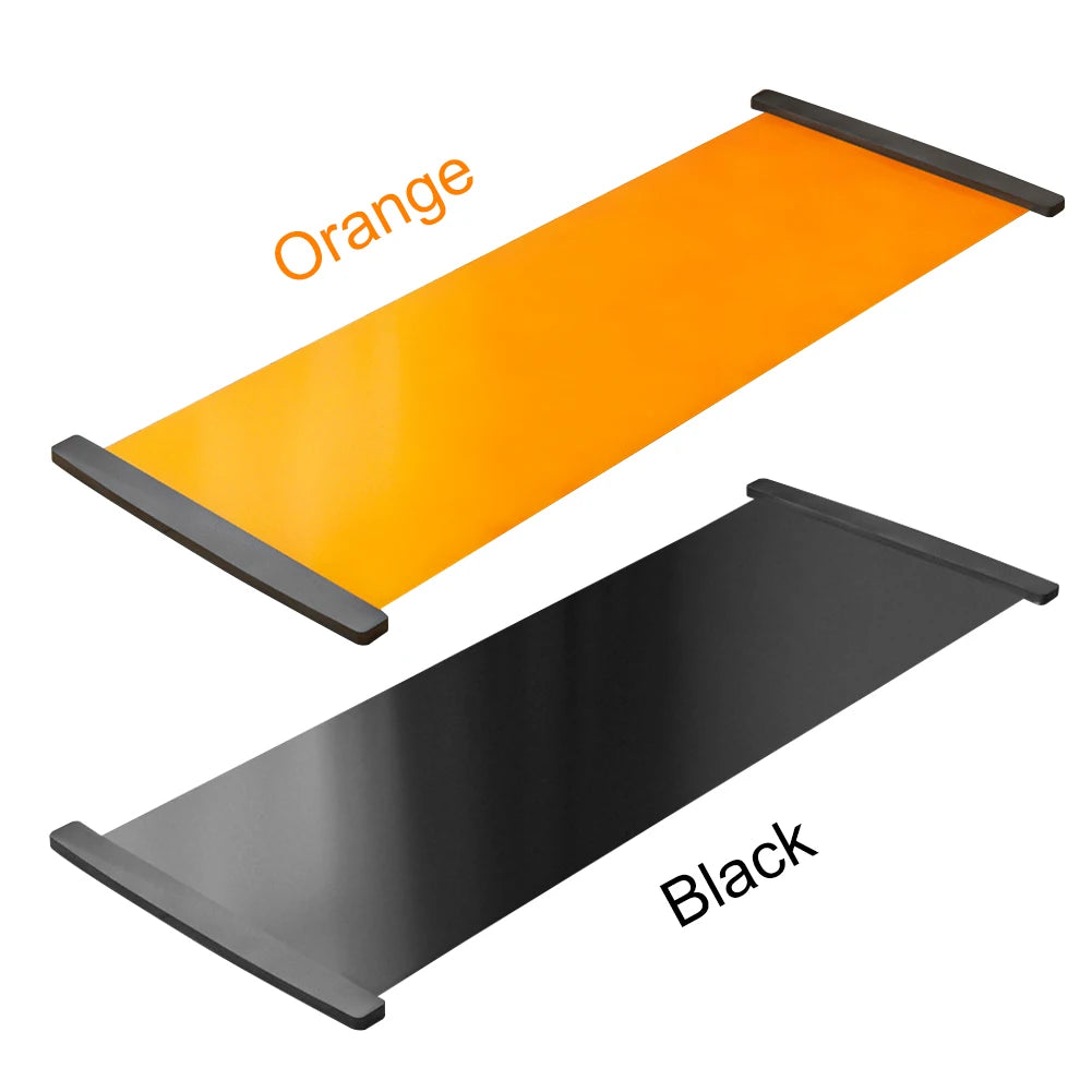 Yoga Practice Mat Pilates Sport Fitness Sliding Mat w/ Anti-Slip Layer Low-Impact Exercise Mat For Balance Training Core Workout