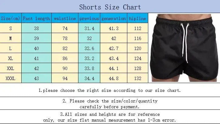 New Summer Men's Swimwear Breathable Board Shorts Male Surfing Swimsuit Fitness Training Shorts Casual Printed Beach Short Pants