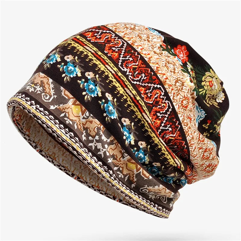Autumn Unisex Women Hat Scarves Winter Dual-use Vintage Hats For Women Scarf Face Mask