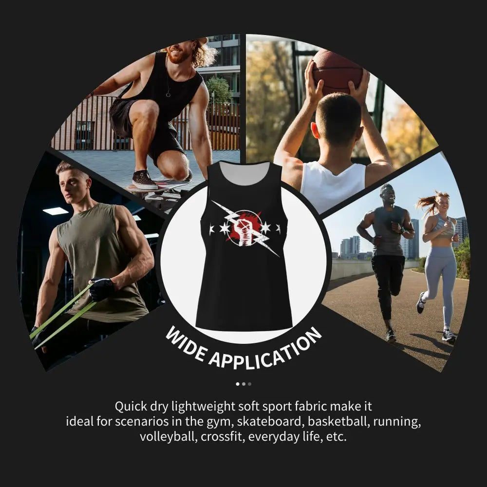 Graphic Wrestling CM Punk Best In The World Workout Tank Tops Sleeveless Shirt Bodybuilding Fitness Gym Compression Vest