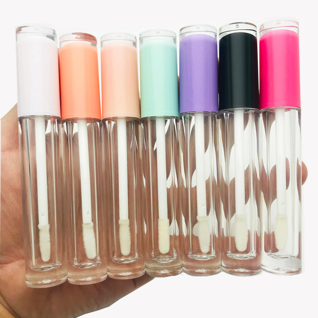 5ML Empty Lip Gloss Tubes Clear Lip Balm Bottle Lipstick Cosmetics Packinkg Container