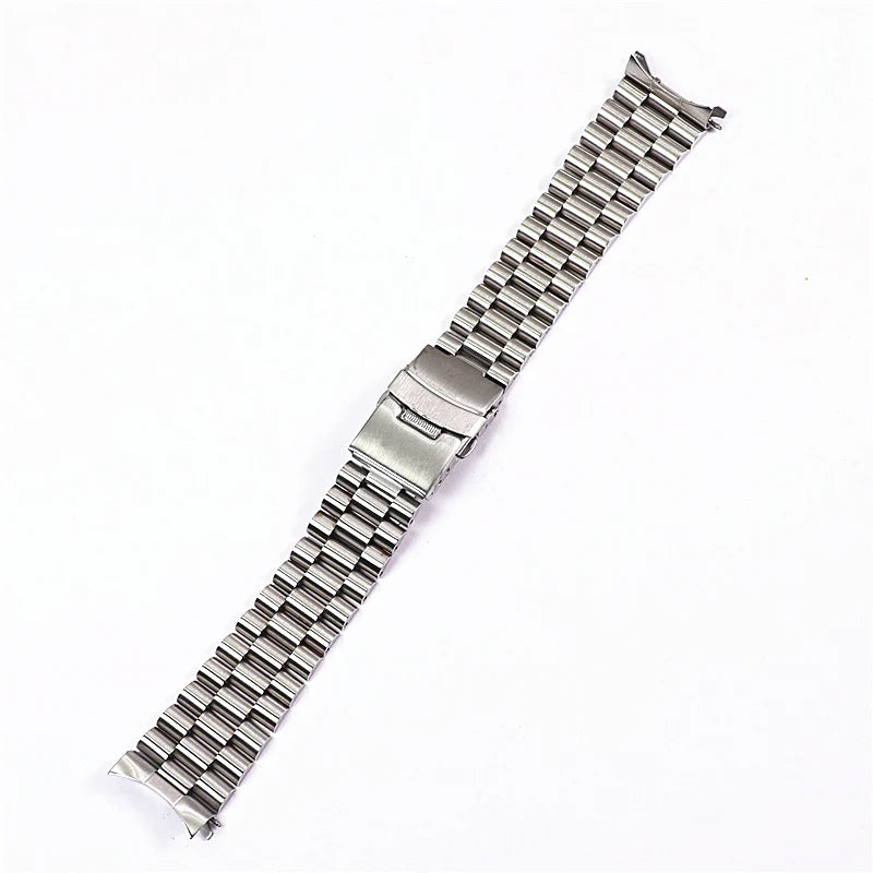 3 Styles 22mm Diving Steel Metal Strap For Duro Mdv107-1A MDV106-1A Watch Wristband Bracelet Watchband Replacement Parts