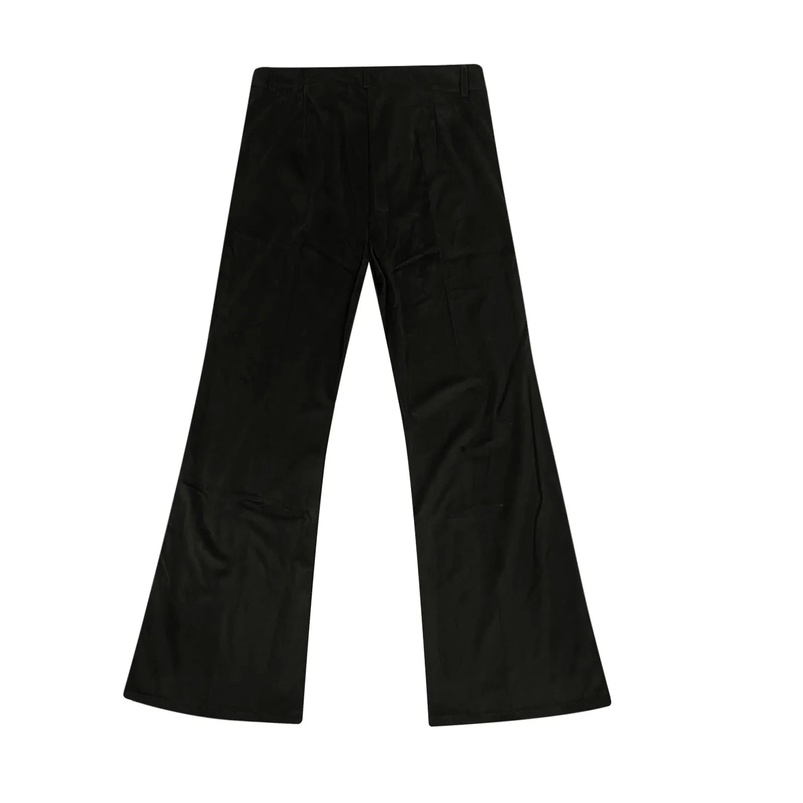 Men Retro Disco Flared Pants Classic Vintage Style Comfy Flare Trousers Fitted Velvet Fabric Dancing Stylish Pants Without Belt
