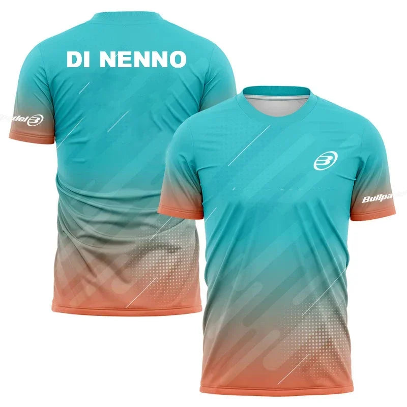 2026 Men's Quick Drying Padel T-Shirt Breathable Tennis Short Sleeve Tops World Padel Fans T Shirts Fitness Running Sportwear