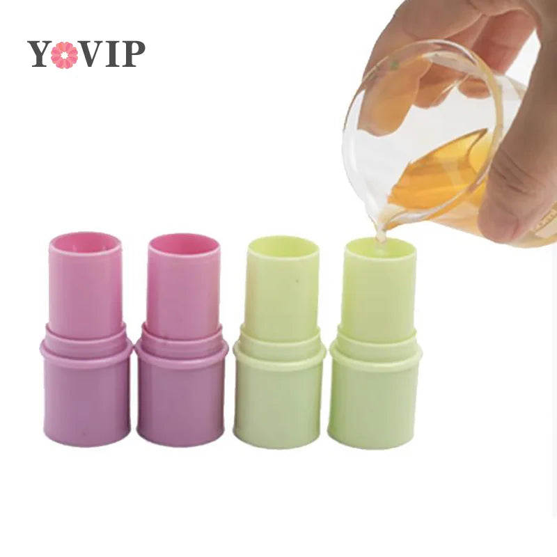 1PC 6g Candy Color Empty Refillable Lipstick Tube Lip Balm Container Empty Cosmetic Container Lotion Container Travel Bottle