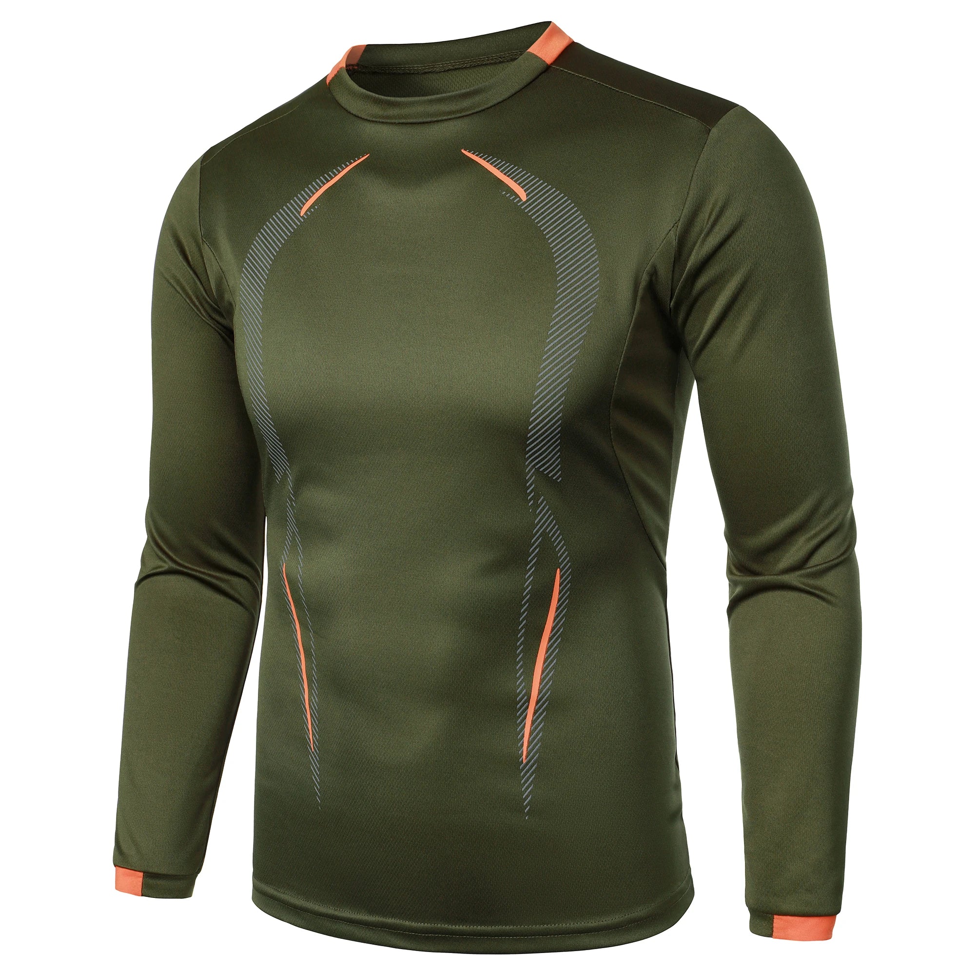 Summer men's fitness sports training Breathable short sleeve quick drying clothes men's sports fashion long sleeve T-shirt