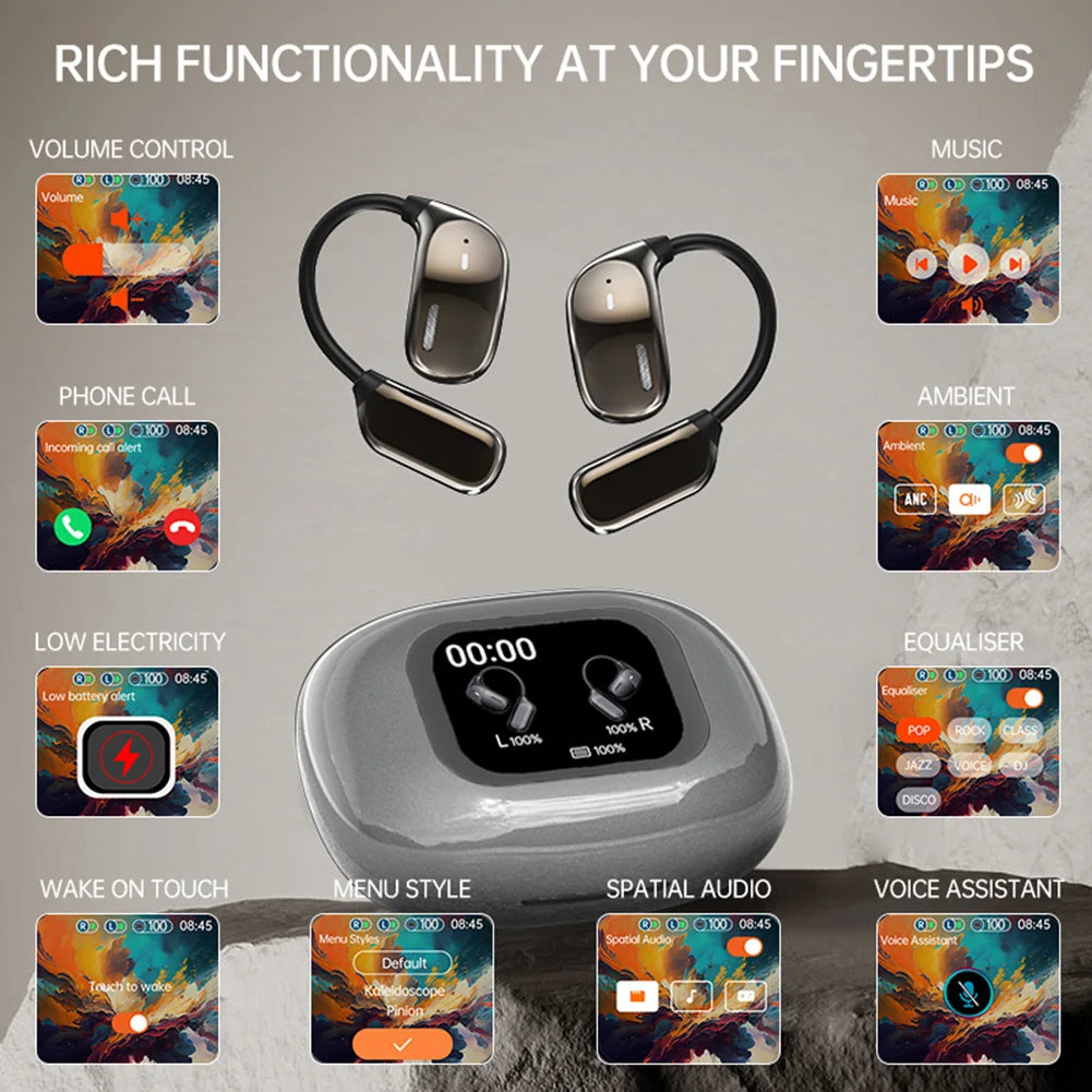 144 Languages Intelligent Translate Earbuds Bluetooth-Compatible 5.4 Real Time Translation Earbuds Ideal for Travel and Business