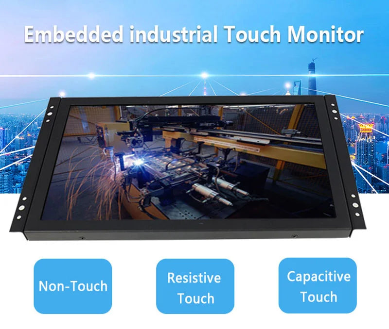 Zhixianda 18.5 Inch LCD  IPS Industrial Panel 16:9 1920*1080 Capacitive Touch Screen Open Frame Monitor For Automation Equipment