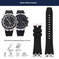 Special Curved Silicone Watch Strap For Citizen Blue Angels AT8020 Skyhawk JY8078 JY8075 8051 8050 Watchband 22mm 23mm 24mm Belt