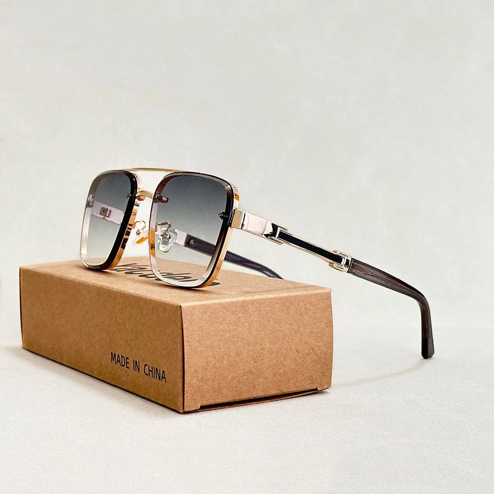 Designer Square Sunglasses For Men Oculos Vintage Trending Sunglasses Dropshipping Glasses Vacation Outdoor Lentes Gafas De Sol