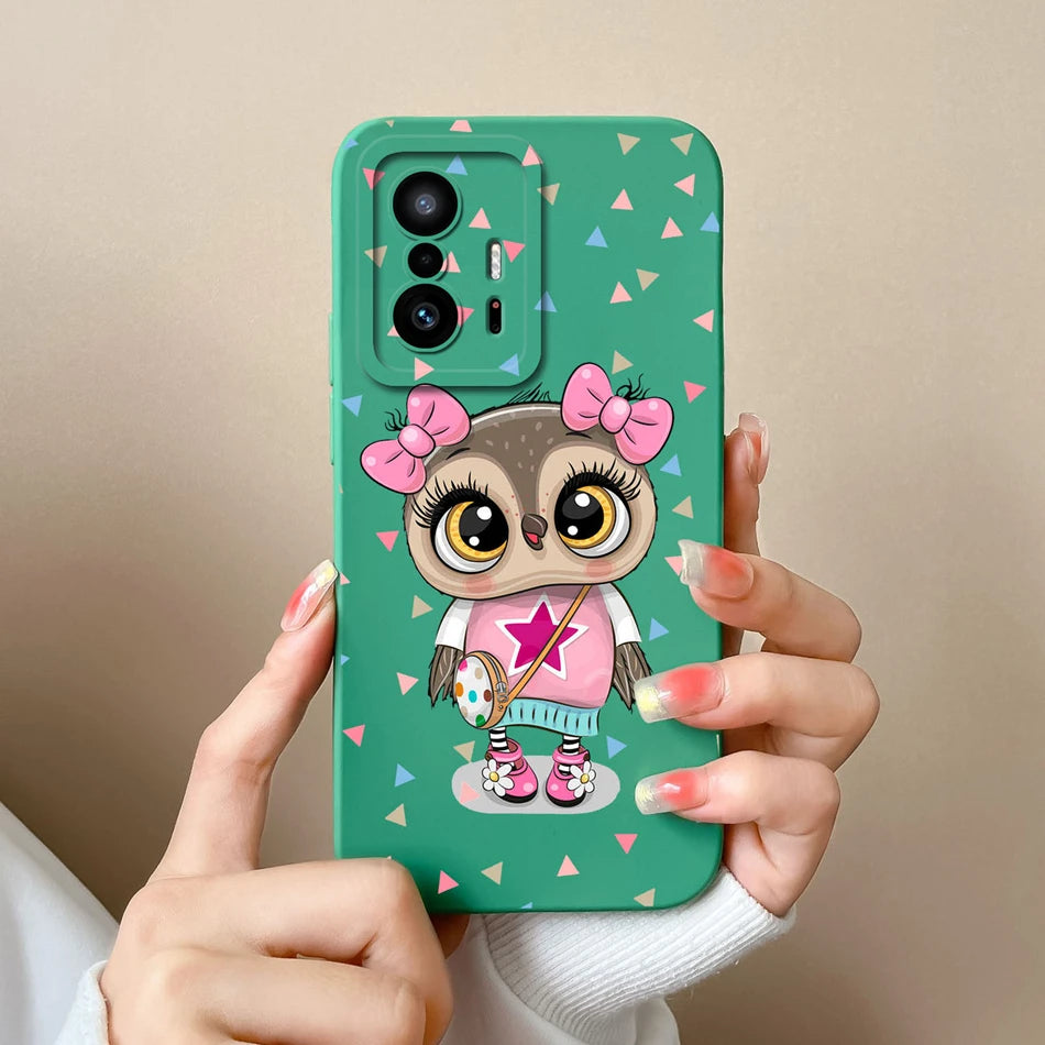 Love Heart Case For Xiaomi 11T Pro Back Cover Soft Liquid Silicone Full Protection Phone Covers For Xiaomi Mi 11t Pro 11 t Funda