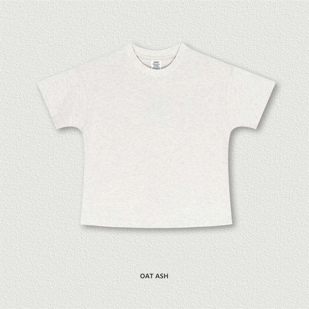 ZODF Women 2025 Spring 305gsm Cotton T-Shirts American Retro Hotsweet Girl Solid Comfortable T Shirt Brand Tees HY0968