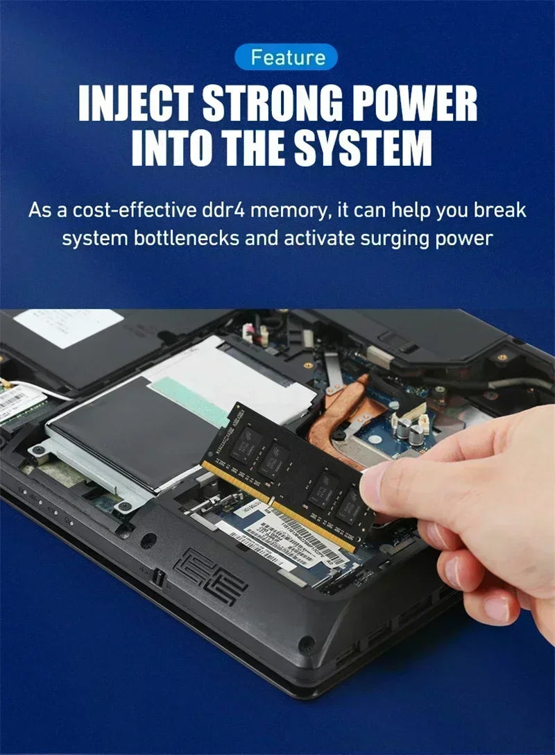 WALRAM Memoria Ram DDR3 DDR3L 8GB 4GB Ram DDR4 16GB 3200MHz 2666MHz 2400MHz 1600MHz Sodimm Internal Memory For Laptop Notebook