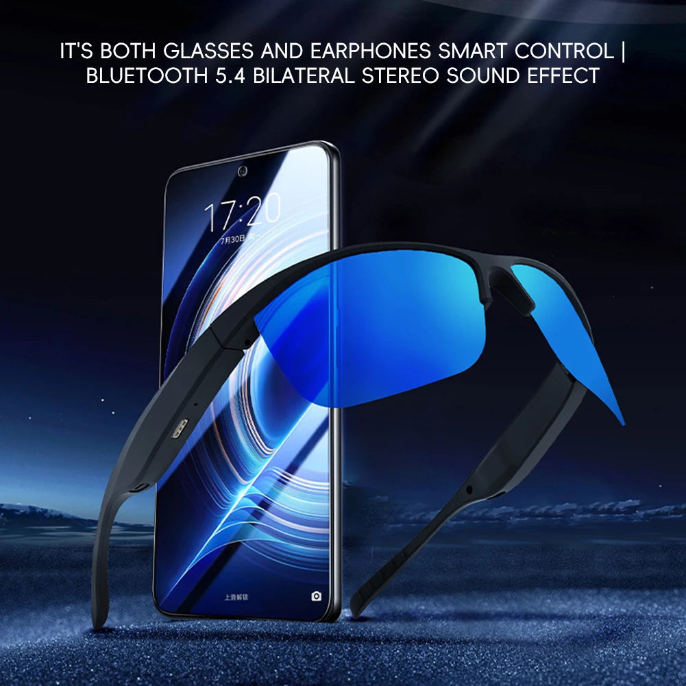 Smart Bluetooth Glasses Sunscreen Goggles Outdoor Sport Travel Driving Motorcycle Eyewear with Call/Music Function