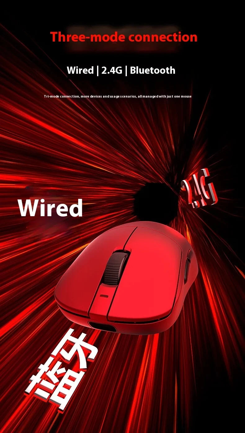 AULA V9 Ultra Wireless Mouse Tri Mode Wireless 8K Paw3950 Esports Gaming Lightweight Low Latency Mouse Custom for PC Accessories