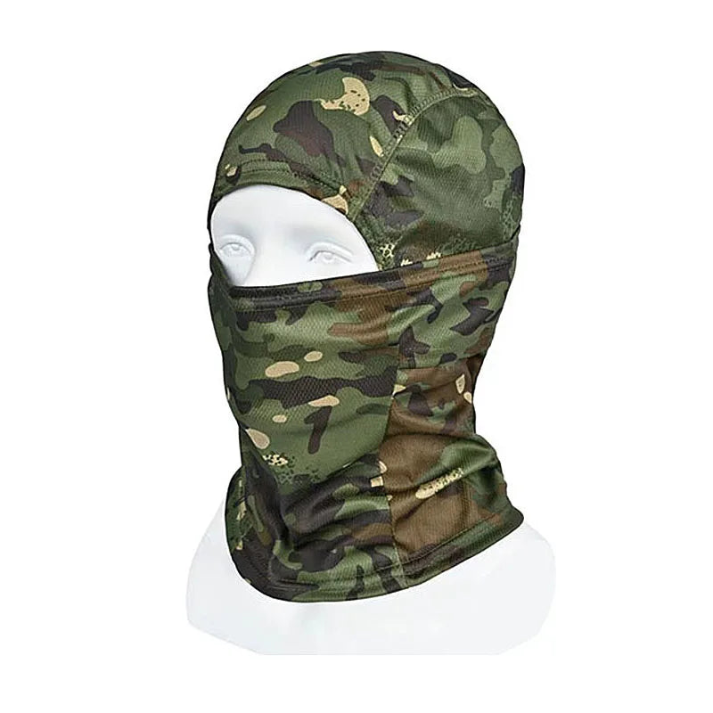 Camouflage Boonie Cap Balaclava Hat Suit Foldable Soft Hat Outdoor Hunting Fishing Wide Brimmed Hat Sunscreen Caps