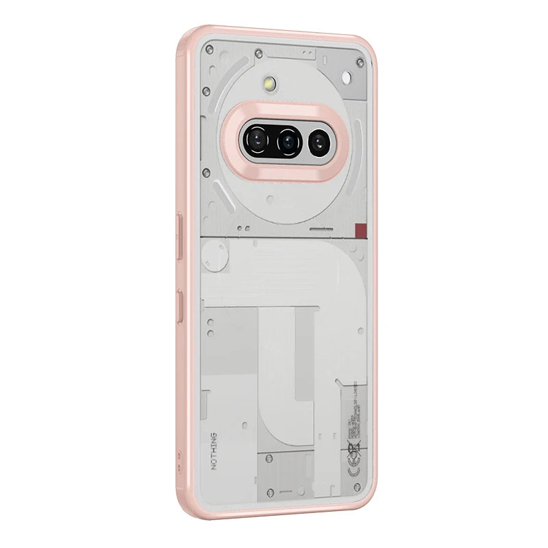 Clear Hard Case for Nothing Phone 3A Back Cover Soft Silicone Frame Anti-Knock Matte Transparent Casing Coque