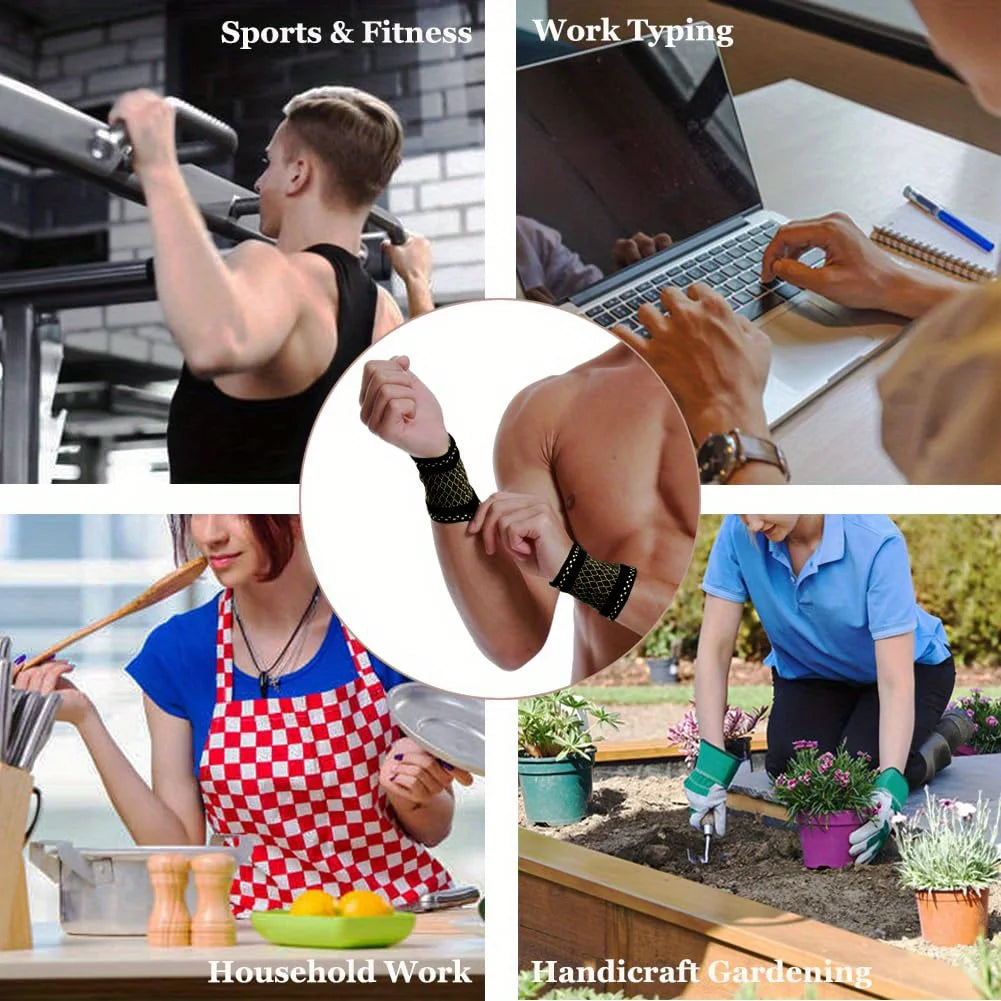 Copper ion sports wrist guard, protect wrist, suitable for learning office tennis fitness housework