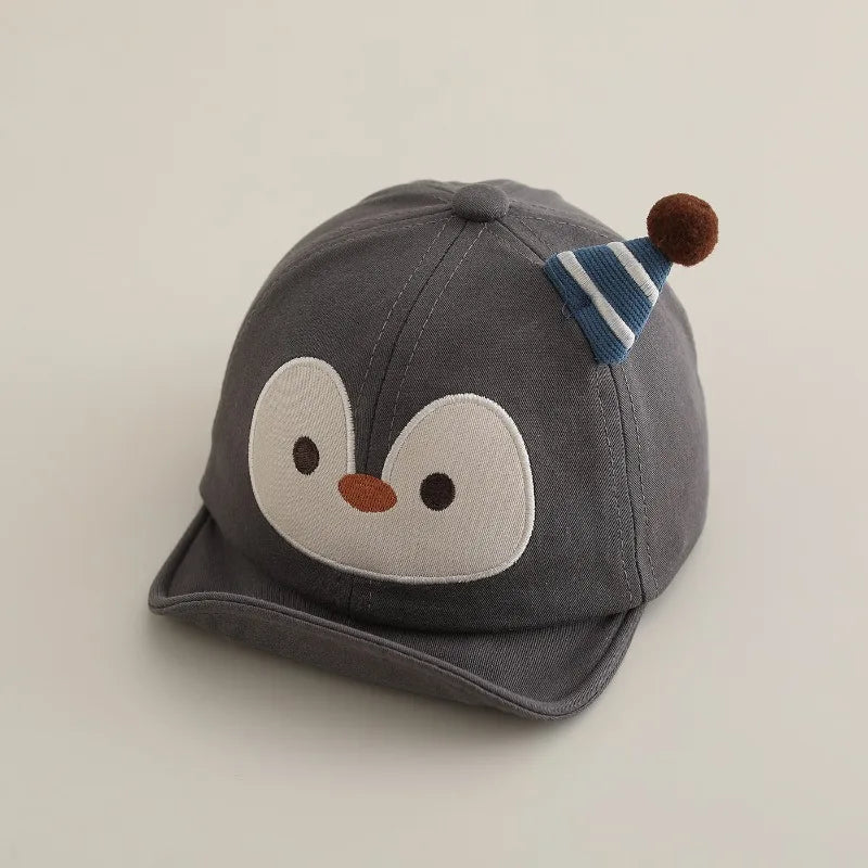 Baby Hat Spring Summer Sun Cap 48-50cm 6-24 Months Cute Duckbill Girls Boys Cap Toddler Infant Thin Sunscreen Baseball Kids Cap