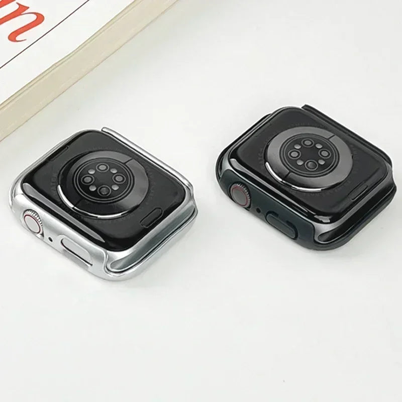 Tempered Glass+Cover For Apple Watch series 10 42mm 46mm Matte Hard PC bumper Screen Protector Case iWatch 10 42/46 Accessories