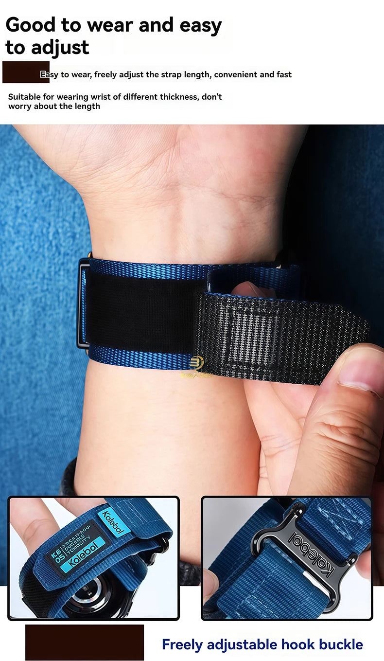 GG-B100 Modified Watch Strap For Casio G-shock GG-B100 series Sports Nylon Canvas WatchBand Men's watch accessories