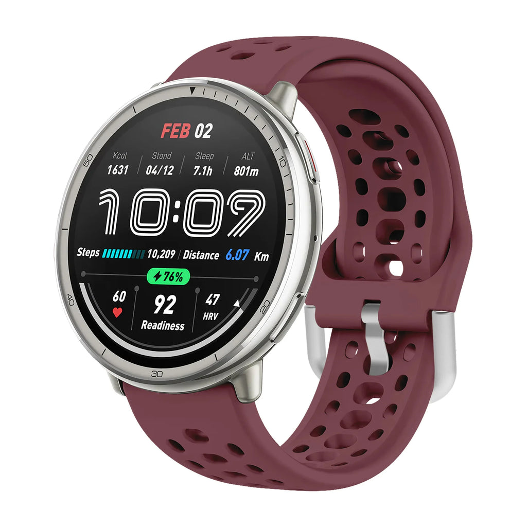 Original Silicone Strap For Amazfit Active 2 Sport breathable Bracelet Intelligent Correa Amazfit Active2 Watchband accessories