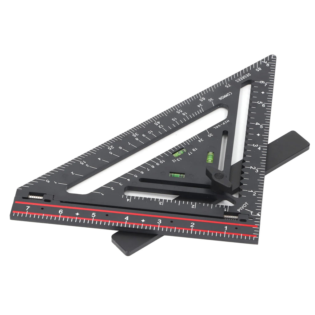 Triangle Ruler 90 Degree Clear Scales Carpenter  for Furniture Architectural Designs for Architects Designers Students