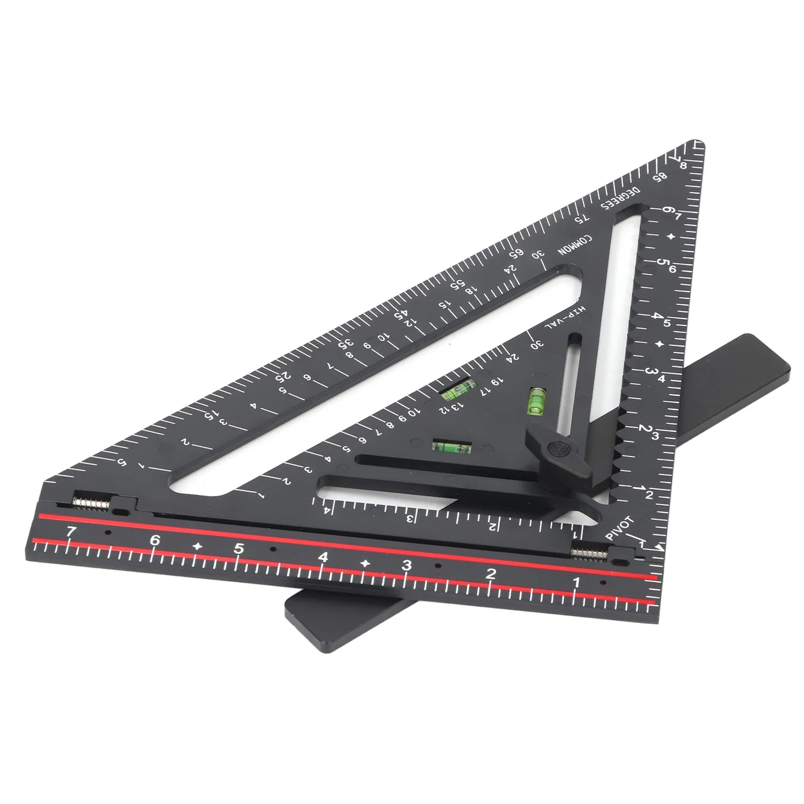 Triangle Ruler 90 Degree Clear Scales Carpenter  for Furniture Architectural Designs for Architects Designers Students